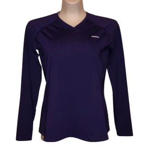 Reebok Play-Dry Purple Long-Sleeve Sport Shirt